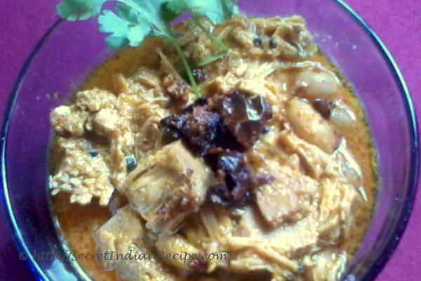 How to make Fanasachi Bhaaji (Raw Jackfruit Veg, Kathal ki Sabji